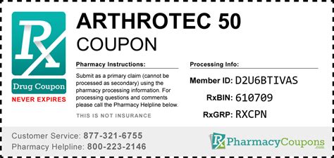 arthrotec smart card|Free Drug Payment Card .